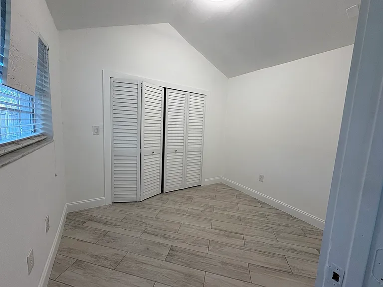 Bedroom with closet