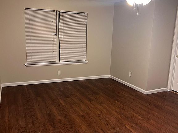 Living room with all hardwood floors