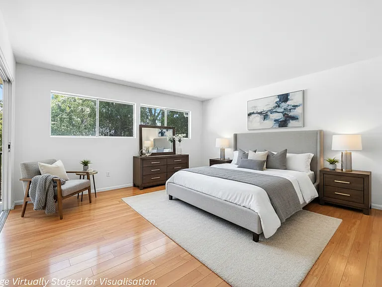 Master Bedroom Staged