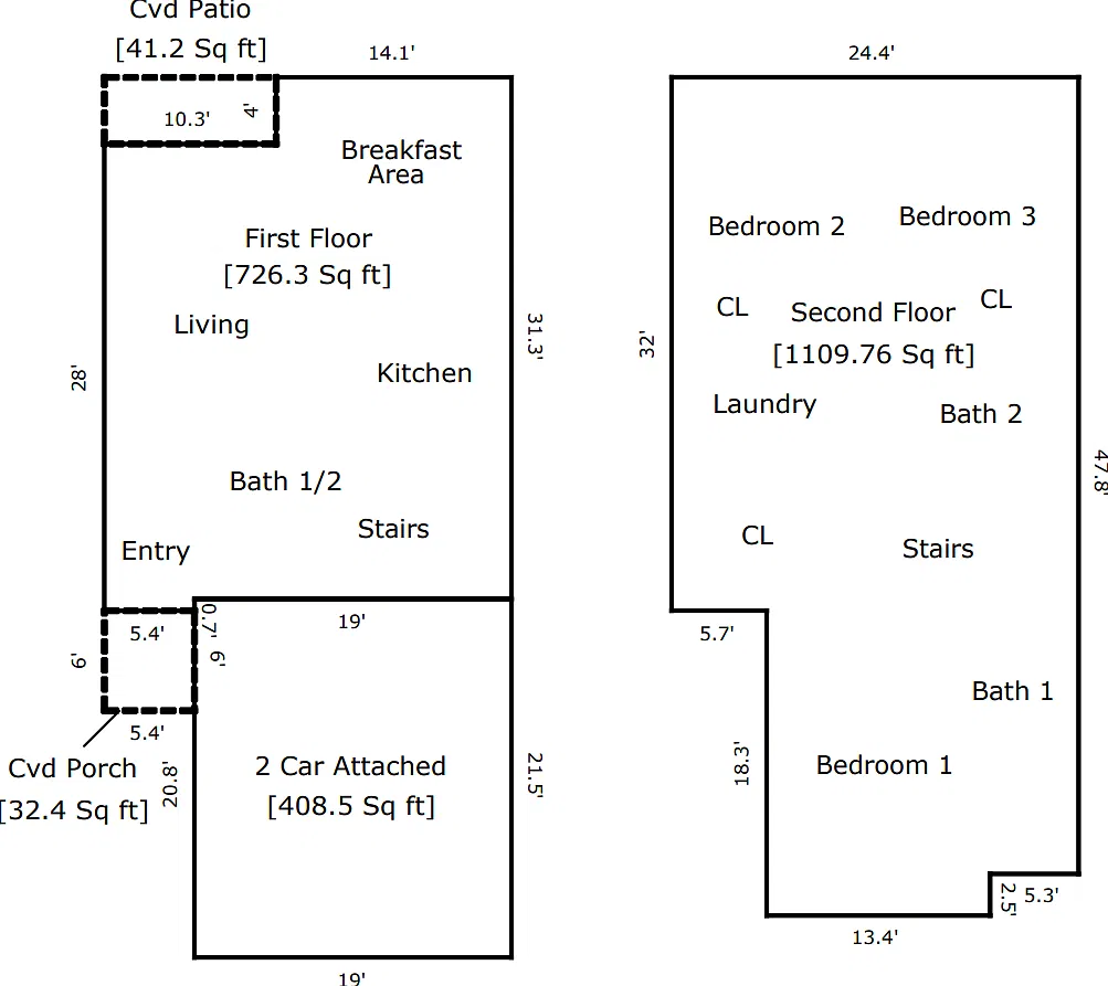 3 bed, 2.5 bath, 1836 sqft, $2,399 — Photo 2