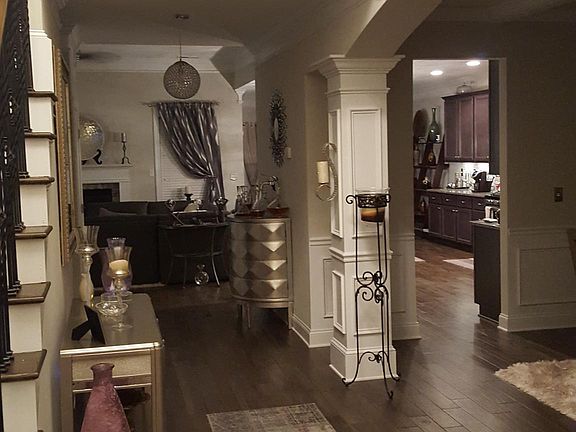 Vaulted ceiling foyer