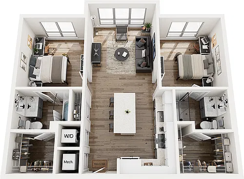 Floor plan B