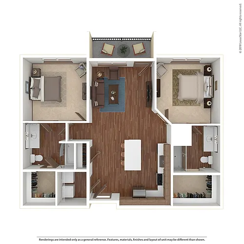 Floor plan A with Balcony
