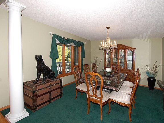 Large formal dining with room for your hutch.