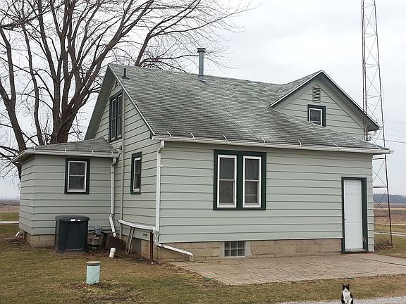 east side of house