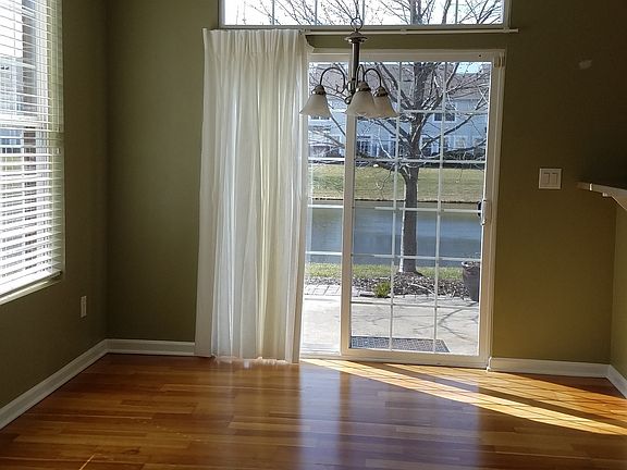 dining area/pond