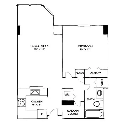 Floor plan Hollins Premier