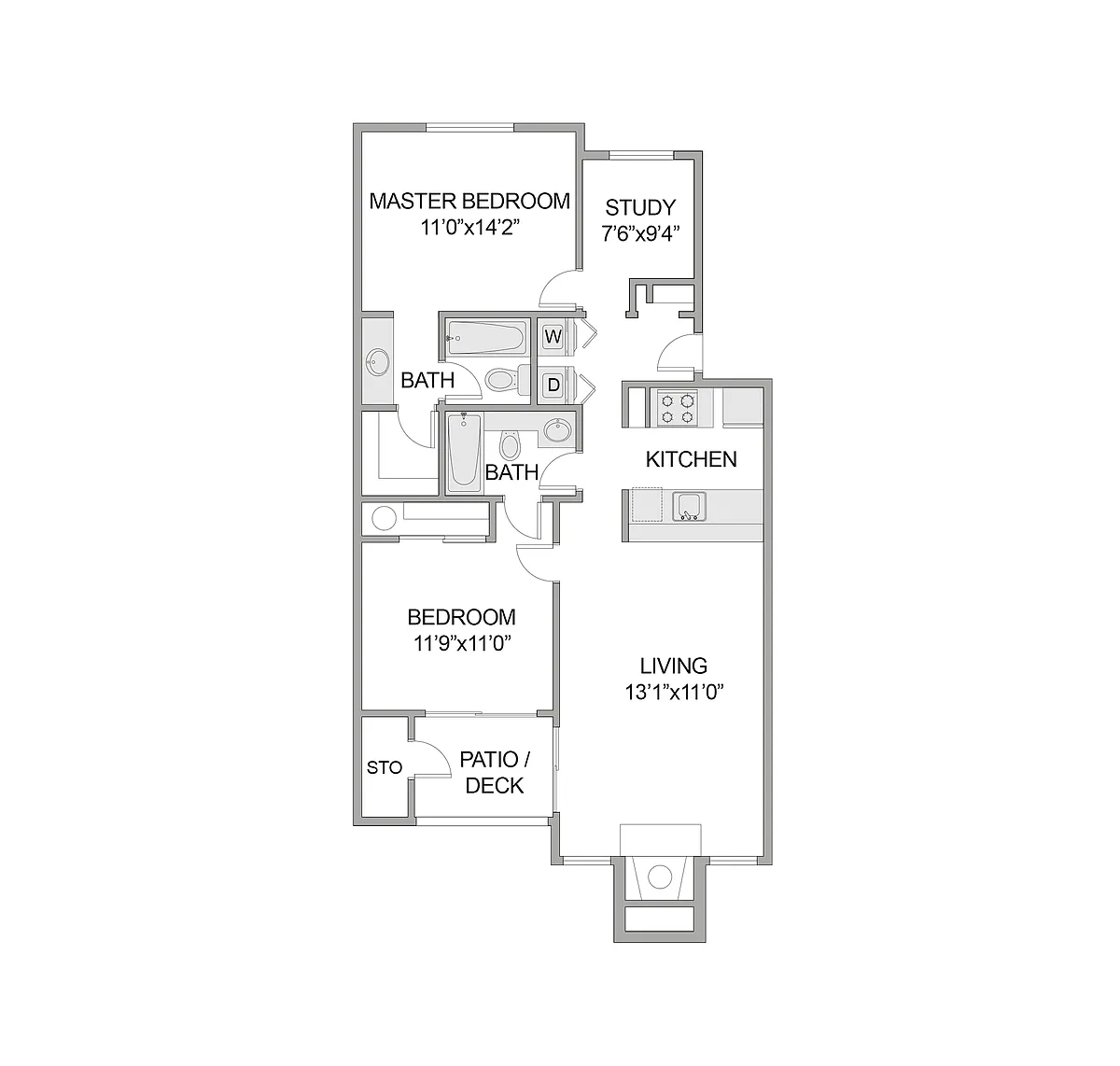 Floor plan B3