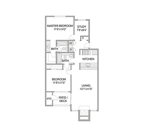 Floor plan B3