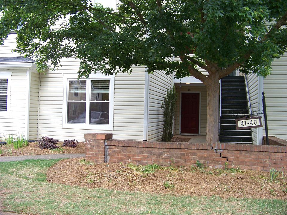 From parking spot, entry