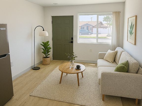 Virtually staged for layout inspiration