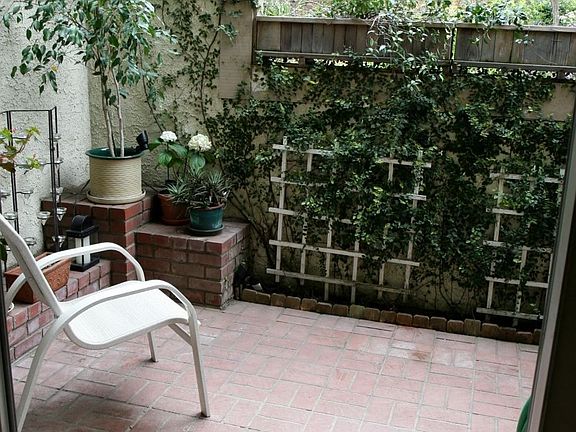 Patio off living room