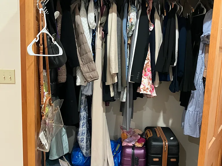 All three bedrooms have nice sized closets to overstuff