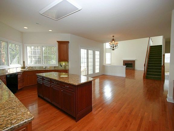Kitchen into Family Room