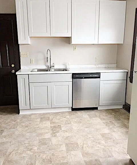 Remodeled Kitchen - New Cabinets, Counter, Dishwasher, and Sink