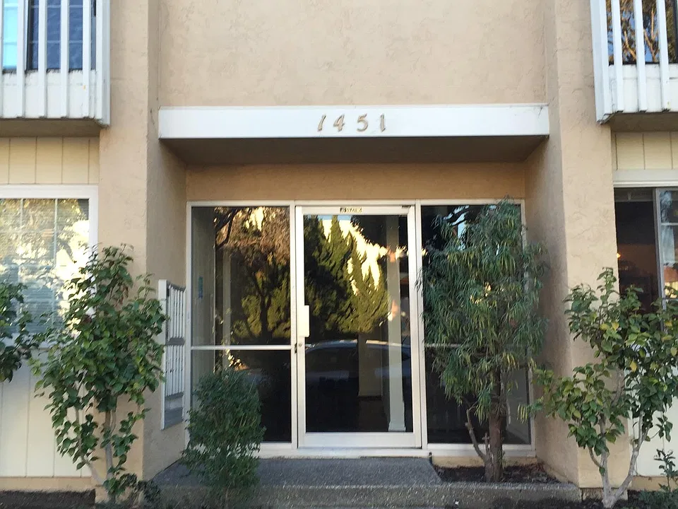 Entrance to the building