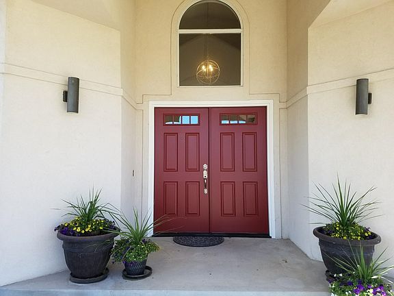 Double open front doors