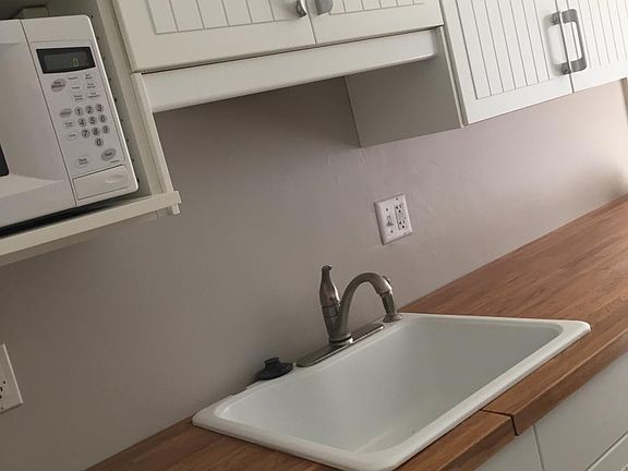 Updated kitchen with butcher block counters
