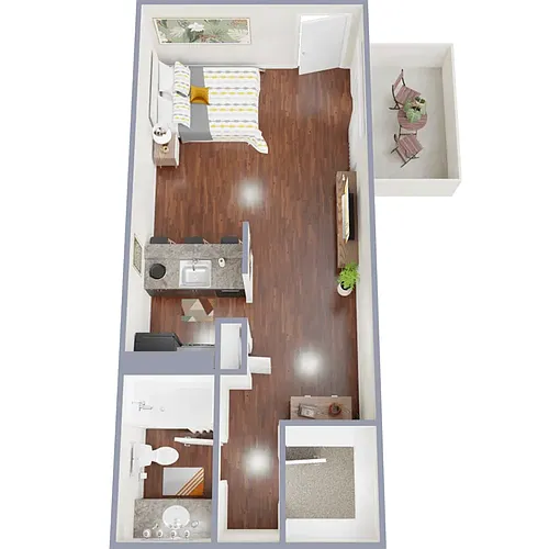 Floor plan E1 0/1