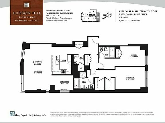2nd image of 462 W 58th St #6BB