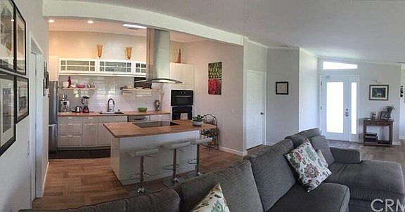Open floor plan.