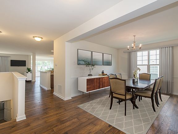 Bright dining area