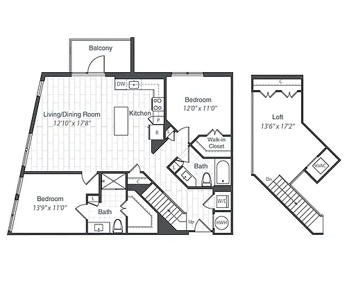 Floor plan B16L-1387