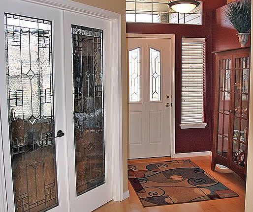 Office doors off entry