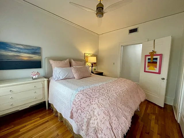 Guest bedroom is pretty in pink!