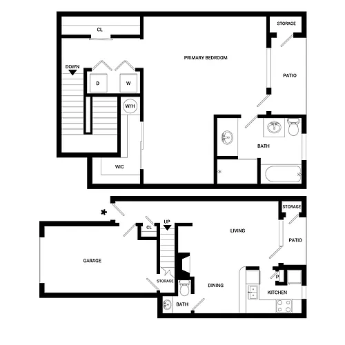 Floor plan Inverness Townhome