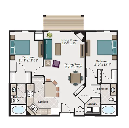 Floor plan B