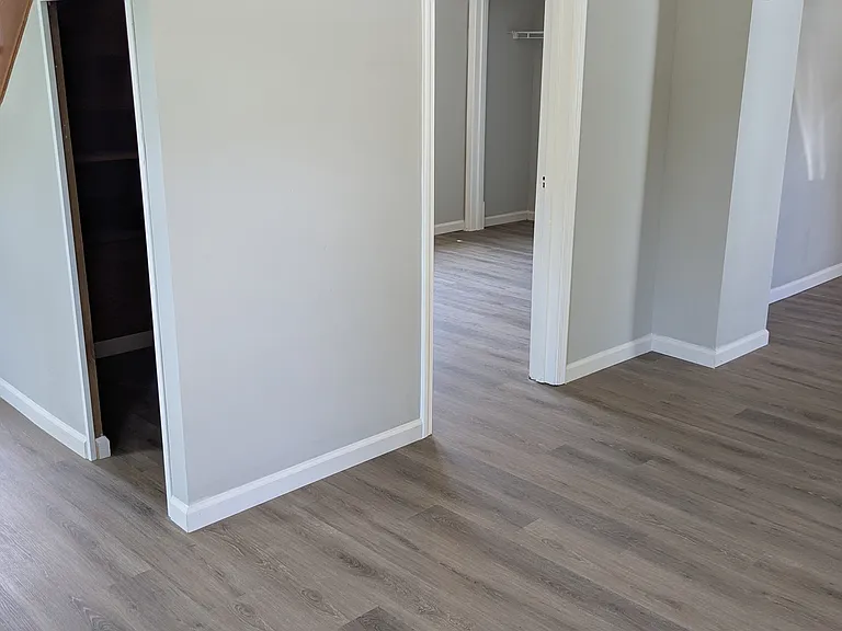 Front corner of house