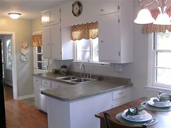 Kitchen has wonderful views