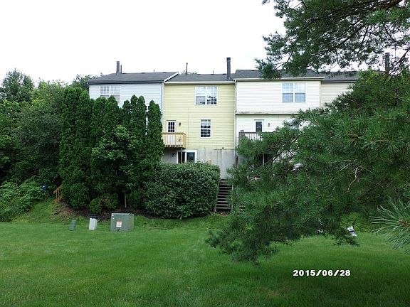 Backside of the townhouse.