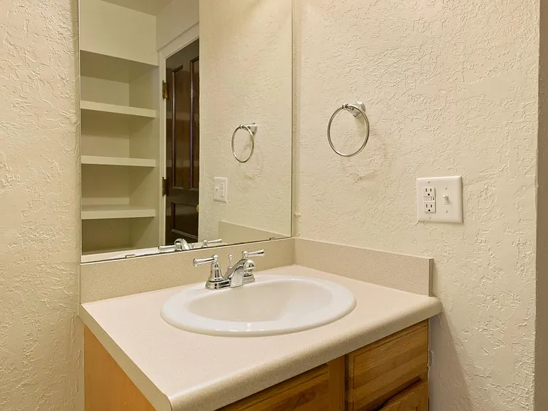 Bathroom sink.