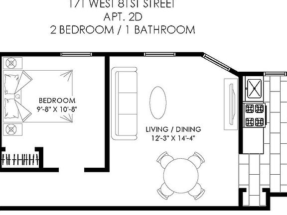 2nd image of 171 W 81st St APT 2D