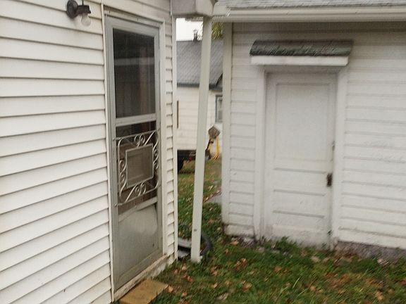 rear of house and garage