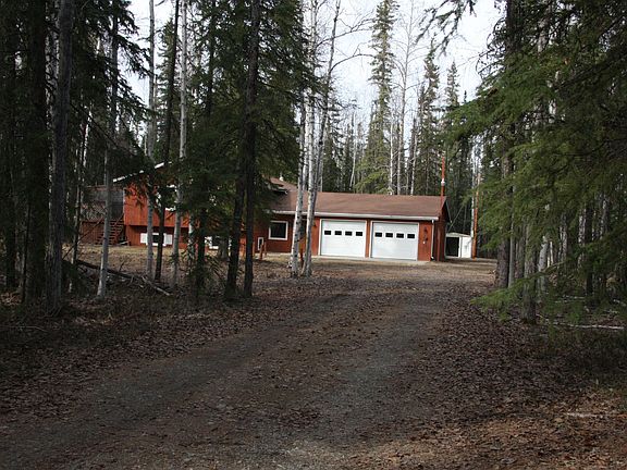 Wooded driveway