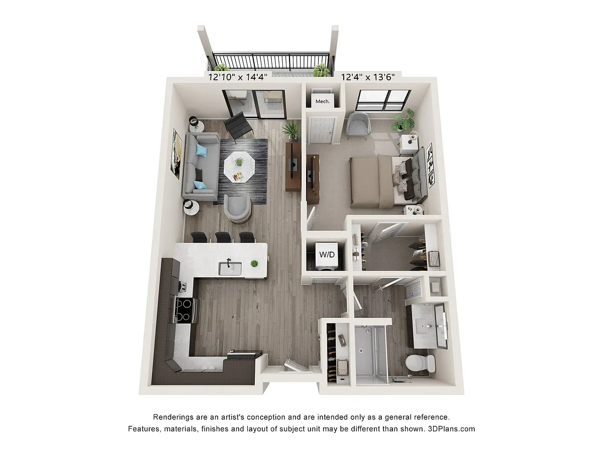 Floor plan A3A