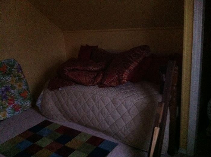 This Futon Can Be Removed So You Can Fit Your Bed.