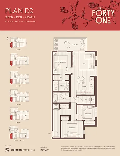 Floor plan Plan D2