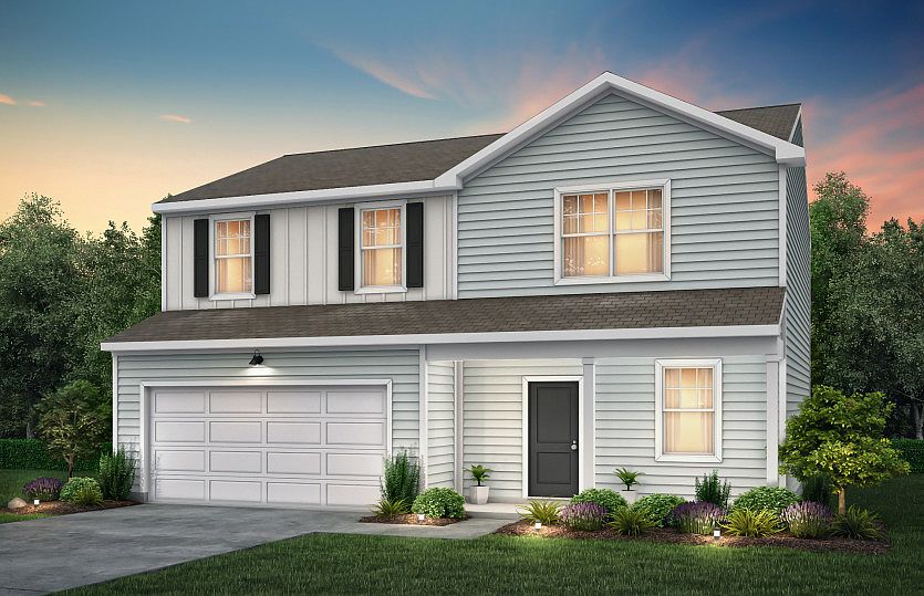 Osprey Exterior TD102 features siding, covered porch and 2 car garage
