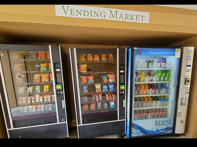 Visit the Vending Market next to the Amazon Package Hub