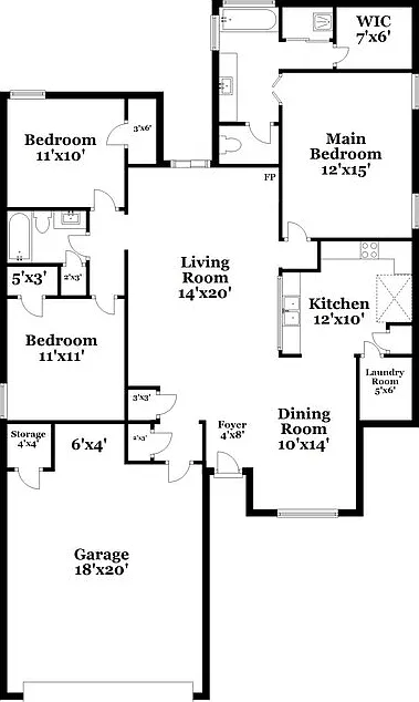3 bed, 2.0 bath, 1502 sqft, $2,570 — Photo 2