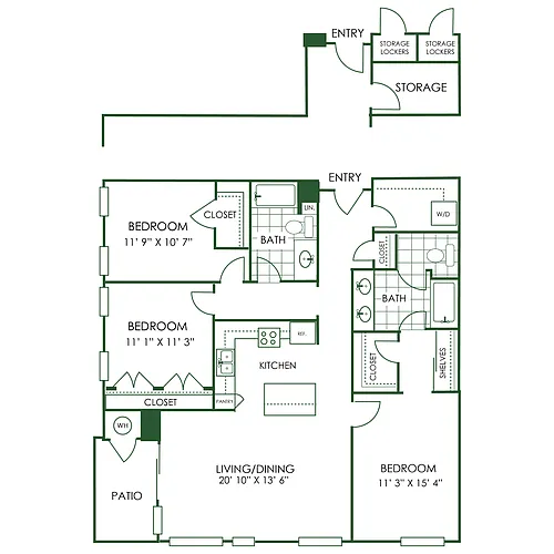 Floor plan C1