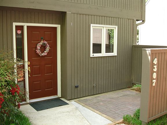 Front door and porch
