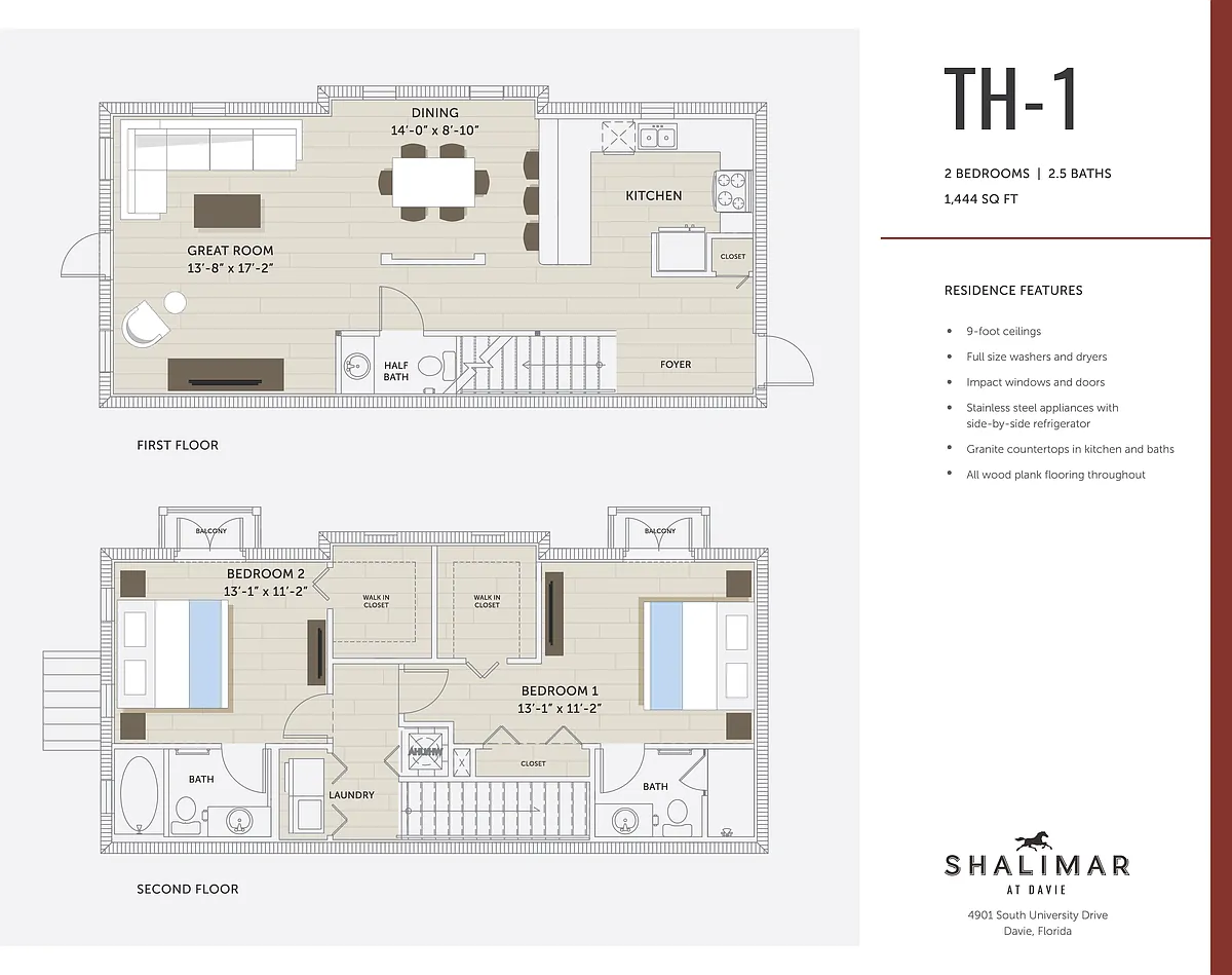 Floor plan TH 1