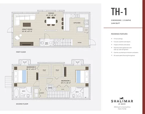 Floor plan TH 1