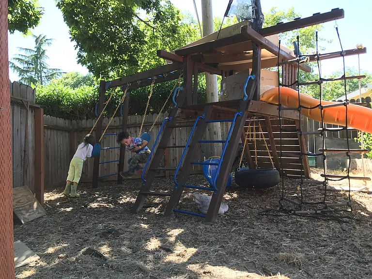Backyard play structure
