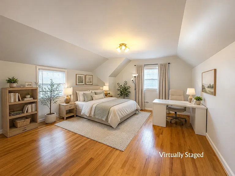 Virtually Staged 2nd Floor Large Bedroom #3